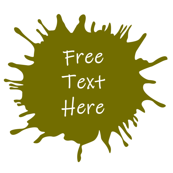 Common 4: Blob Image with your free personal text