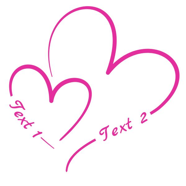 Heart 35: Customizable Purple Heart Symbol Design Template with Customizable Text