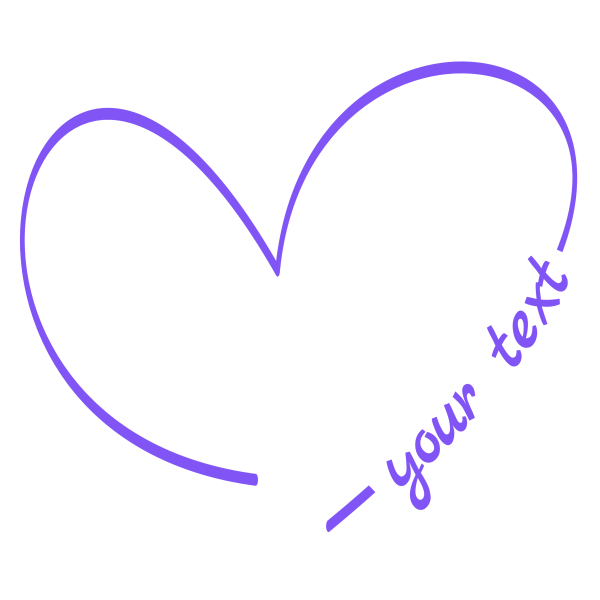Heart 66: Blue Heart Image / GIF with free text