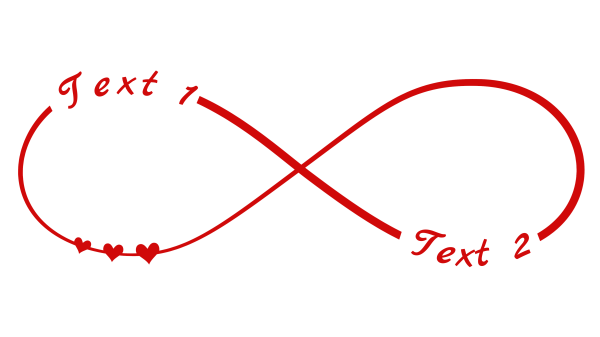 Infinity 44: Infinity Symbol Image with free personal text