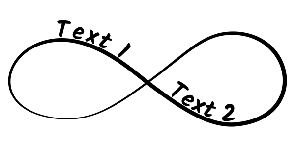 Infinity 85: Infinity Symbol Image with personal text