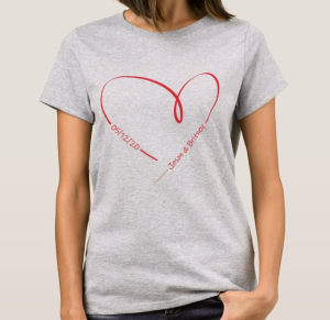Shirt with love quote